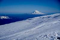 Mount Rainier Summit, Adams in the distance