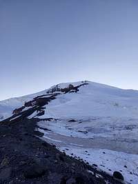 Mt.Elbrus from lava flow camp,4300 m
