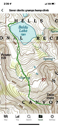 Consolation Imp W ridge route