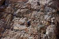 Rock climbing in 5 Torri