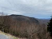Mount Greylock seen from a trail below