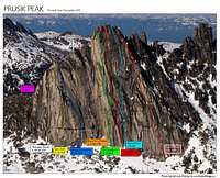 New Route! The Taylor-Wood Route in Prusik Peak, WA