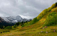 Summer Fall and Winter at Capitol Peak