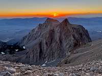 Lone Pine Peak At Sunrise