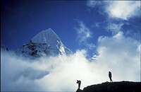 Wedge Peak from Pangpengma,...