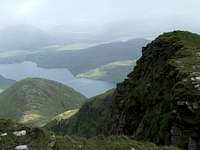 Looking south from Mweelrea,...