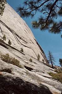 Southeast face of Half Dome...