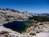 Young Lakes and Ragged Peak...