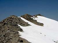 Mount Massive's summit ridge...