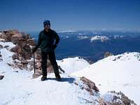 Mark O'Neal on Mt. Shasta...