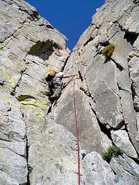 First Pitch of Sun Ribbon Arete