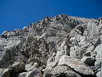Class 4 rock on Basin Mountain