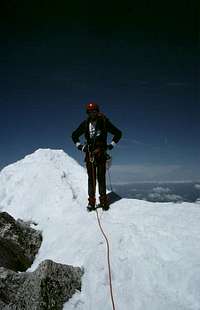 My mate Vince on the summit,...