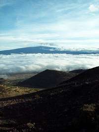 The view of Mauna Loa across...