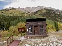 Here is one of the cabins...