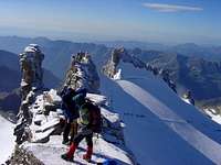 Summit ridge of Gran Paradiso