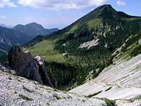 On Belscica notch, looking...