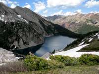 View of Snowmass Lake in the...