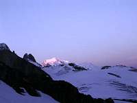 Mont Blanc sunrise from the...