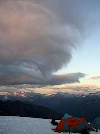 Cloud formation over our camp...