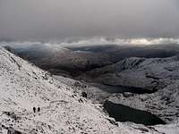  View off Pyg Track, January...