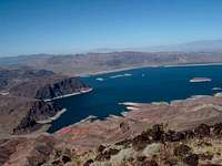 View of Lake Mead from the...