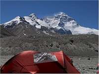 My tent at base camp one...