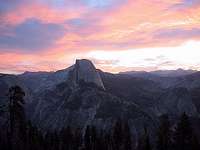 Sunrise over Half Dome from...
