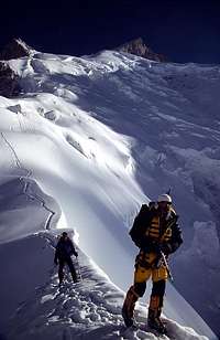 On the left, Gasherbrum III...