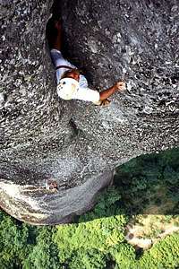 The 4th crux pitch of ultra...