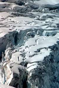 Close up of Fox-glacier, east...