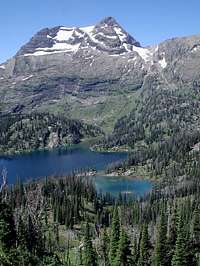 Cliff Lake with McDonald Peak...
