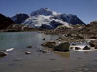 One of the glacial tarns on...