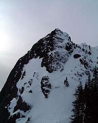 Haystack clothed in snow