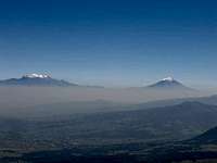 Views of Izta and Popo from...