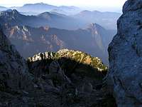 On the Skarje notch, looking...