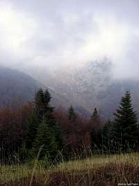 Skrkovo peak covered with...