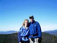 Deb and I on the summit