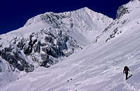 On a ski tour to Grintovec....