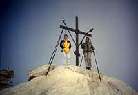 The big cross on the summit...