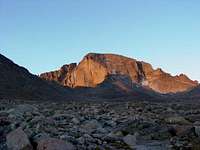 Daybreak on the boulder field...