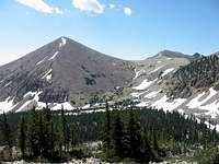 Pyramid Peak with prominent...