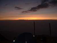 Sunset from high camp on Izta