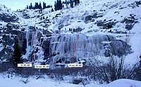 The Tokopah Icefall in very...