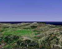 A rendition from google earth...