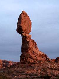 Balanced Rock, just west of...