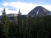 Bald Mountain and Pass Lake...