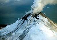 Augustine volcano viewed from...