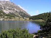 Hvojnato ezero (lake) on the...