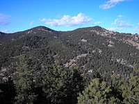 Mt. Sanitas (right) as seen...